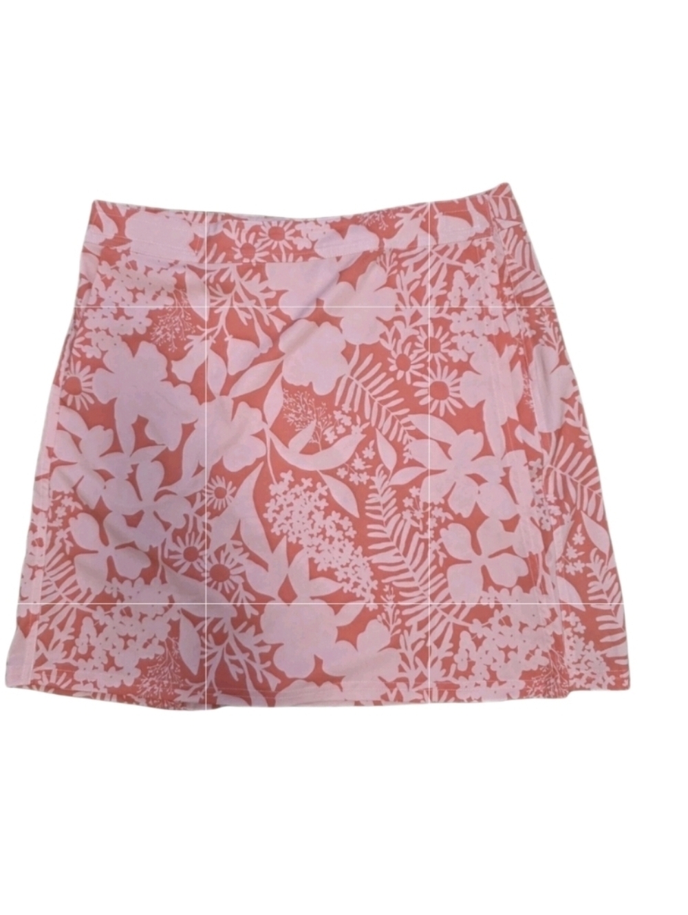 RipSkirt Hawaii women's floral wrap skirt Size Large Swim Surf Orange Tropical
